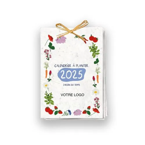 Calendrier à Planter Personnalisé - 13 Mois de Graines à Semer