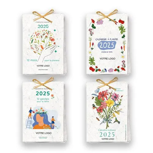 Calendrier à Planter Personnalisé - 13 Mois de Graines à Semer