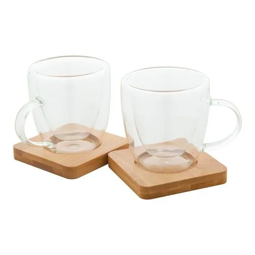 set de tasses en verre espresso Mocaboo