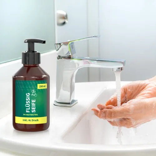 Savon Liquide Gingembre-Citron Vert 250ml Personnalisable R-PET