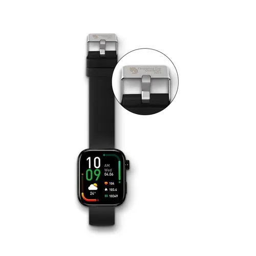 Montre Connectée Personnalisable Écran AMOLED 1,85" Étanche IP68