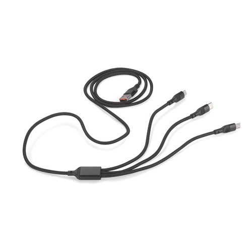 Câble USB 3 en 1 à Charge Rapide Personnalisable - 123 cm