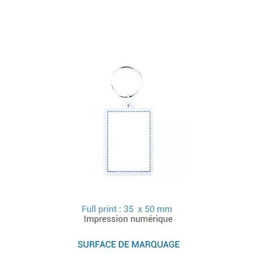Porte-clé rectangulaire - France