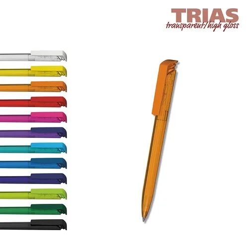 Stylo Bille Transparent Trias - Personnalisable High Gloss