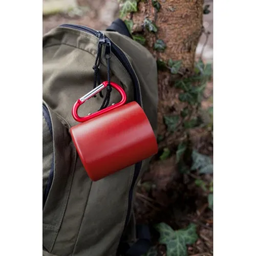 Mug en acier inoxydable 280 ml avec mousqueton | Pari