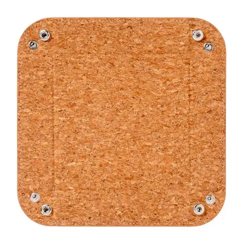 Vide-poche liège pliable avec pressions - Personnalisable