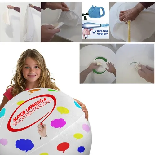 Ballons publicitaires en polyester tissé personnalisables en sérigraphie