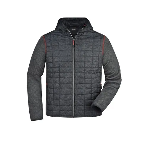 Veste tricot hybride homme