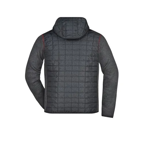 Veste tricot hybride homme