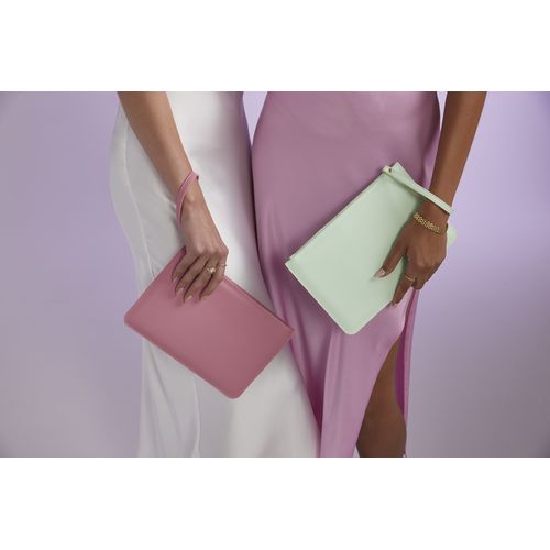Pochette à Accessoires en Simili Cuir Saffiano Personnalisable