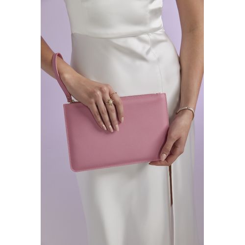 Pochette à Accessoires en Simili Cuir Saffiano Personnalisable