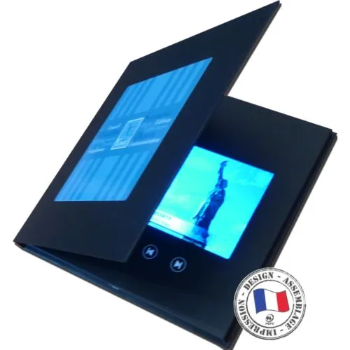 Carte vidéo personnalisée pour appels d'offres - Écran HD intégré