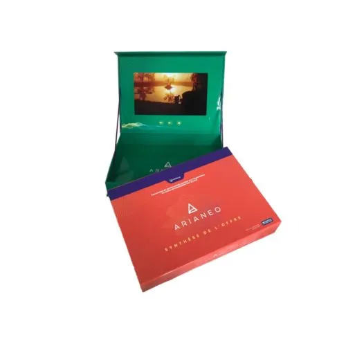 Carte vidéo personnalisée pour appels d'offres - Écran HD intégré