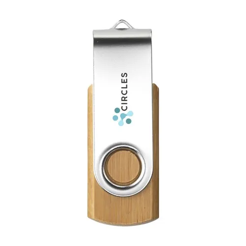 Twist Bamboo en stock clé USB 16 GB