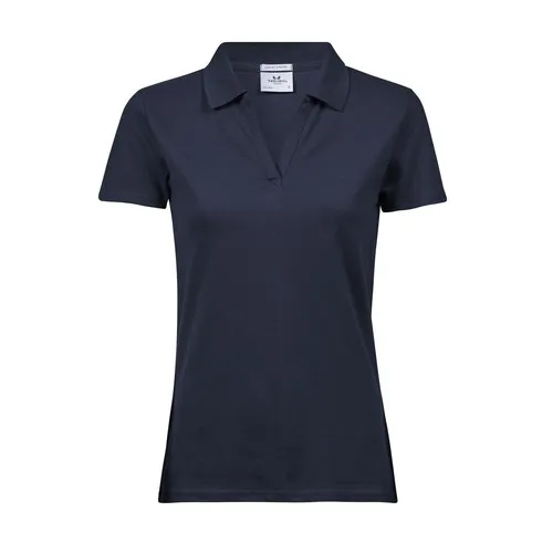 Luxury Stretch V Polo Femme