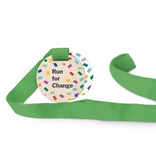 Médaille Bois Personnalisée Éco-Responsable avec Carte - Made in France