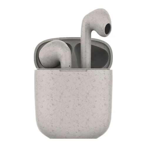 ECOUTEURS ECO SANS FIL BLUETOOTH EN PAILLE BLÉ RECYCLÉE