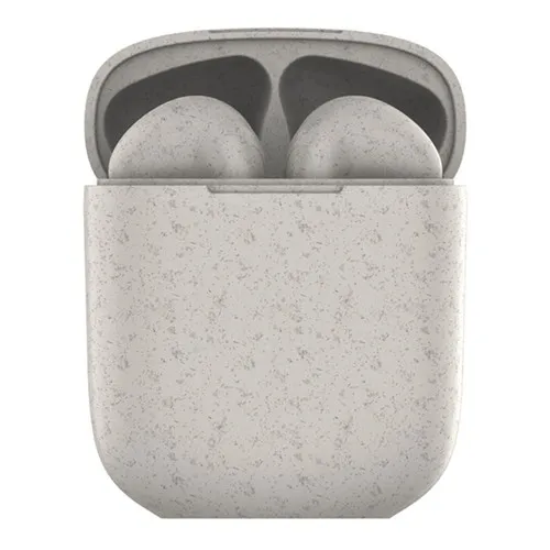 ECOUTEURS ECO SANS FIL BLUETOOTH EN PAILLE BLÉ RECYCLÉE