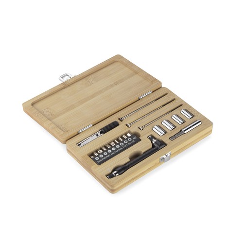 Set d'outils 26 pièces en boîtier roue - Cadeau publicitaire