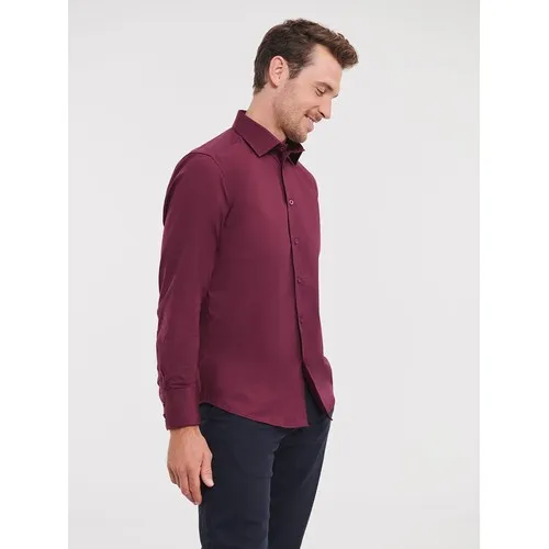 Men's Long Sleeve Easy Care Fitted Shirt