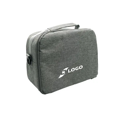 Sac à bento isotherme 'Matsue', gris chiné RPET