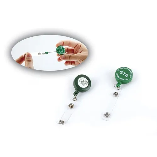Porte-badge personnalisé avec cordon extensible - Enrouleur automatique