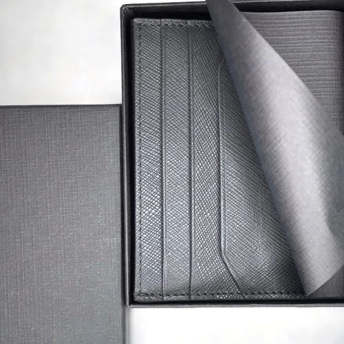 Porte-Cartes Cuir Saffiano Personnalisable avec Protection RFID