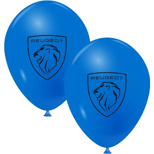Ballons publicitaires diamètre 25/29cm imprimés sur 2 faces en 1 couleur, par sérigraphie