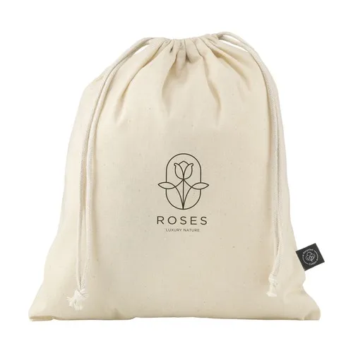 Gift Pouch Naturel GRS Recycled Cotton (150 g/m²) M