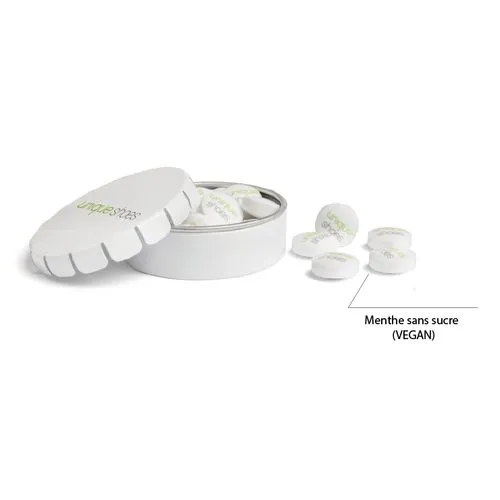 BOÎTE CLIC CLAC Ø 45 MM avec bonbons imprimés