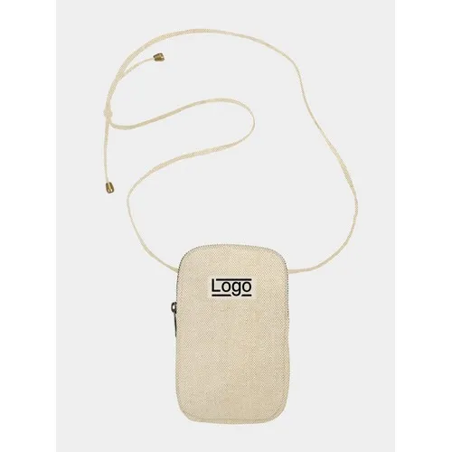 Housse Téléphone Jute Bio THÉO - Fabrication Éthique et Personnalisable