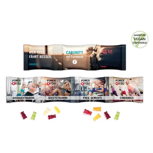 TRIPLE SACHETS / QUADRUPLE SACHETS oursons gélifiés avec 10% de fruits