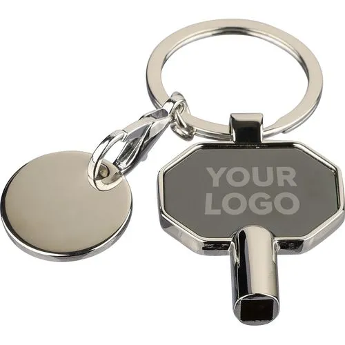 Porte-clés Purgeur de Radiateur Écologique en Zinc Recyclé Personnalisable