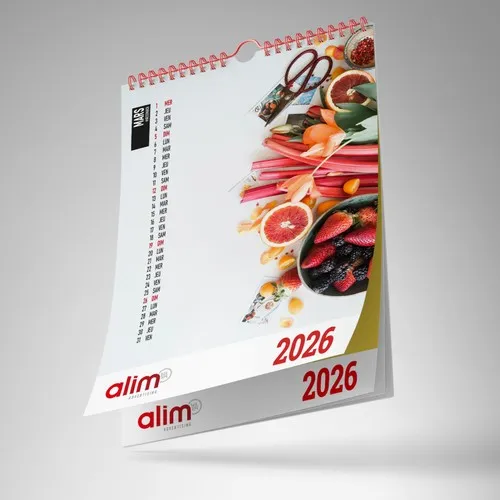 Calendrier mural mensuel Wire-o