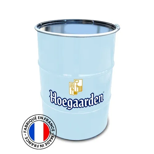 Baril Métallique 200L Personnalisé Couleur RAL - Fabrication Française