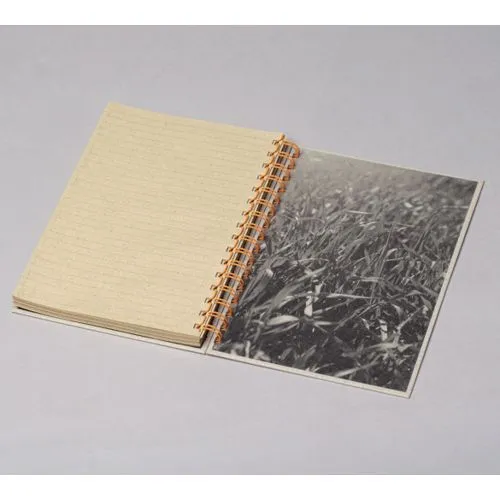 Bloc-notes écologique A5 couverture rigide spirale - papier à l'herbe