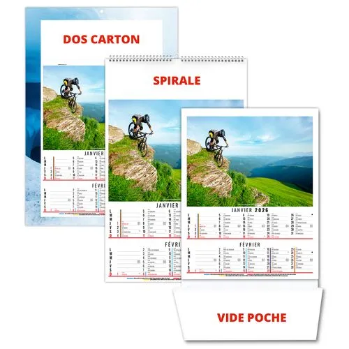 PIERRE 2026 - 6 FEUILLETS - BLOC SEUL SANS MARQUAGE