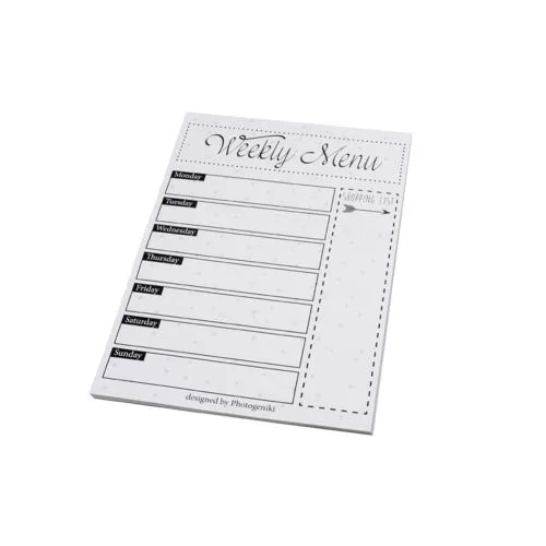 Bloc-notes A4 personnalisé - 25 feuilles - Impression quadri