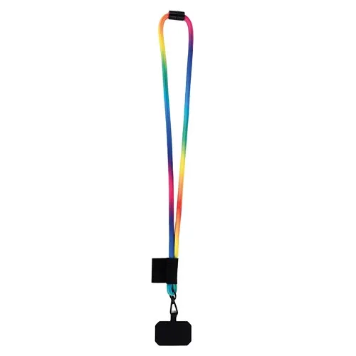 Porte-Badge avec Support Téléphone Arc-en-Ciel Personnalisable