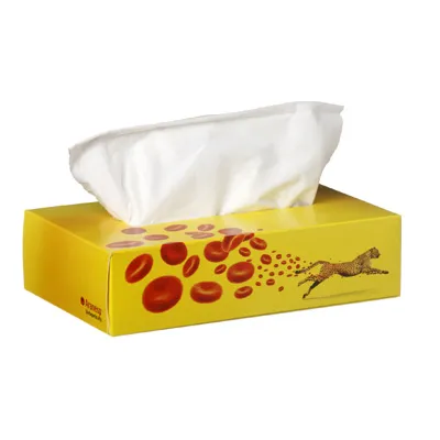 Boîte de mouchoirs personnalisable 100 unités - Communication visuelle