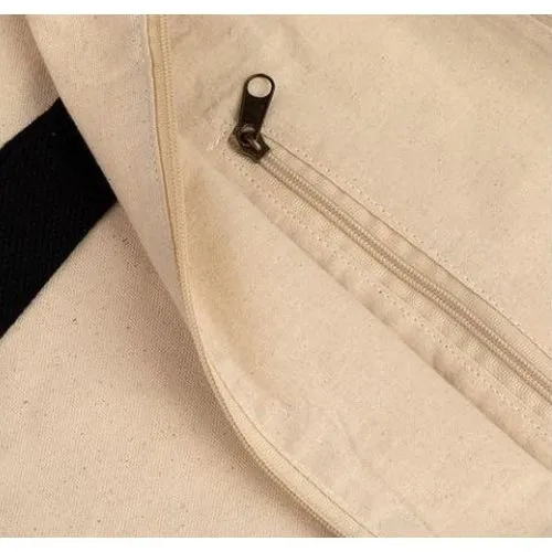 Sac de sport coton 50x25 330gr Anses Bleu