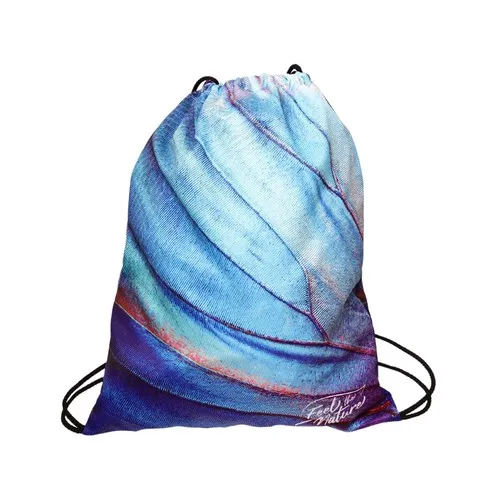 Sac à dos cordon personnalisable - Gabardine brillante