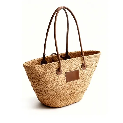 Cabas Shopping Papier Recyclé Personnalisable - Anses Longues