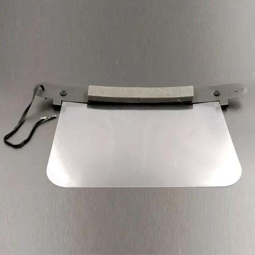 Écran facial transparent relevable personnalisable - Fabrication espagnole