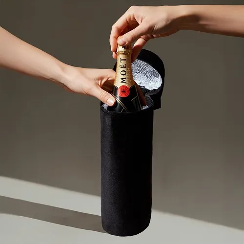 Housse Isotherme Bouteille en Toile Recyclée Personnalisable