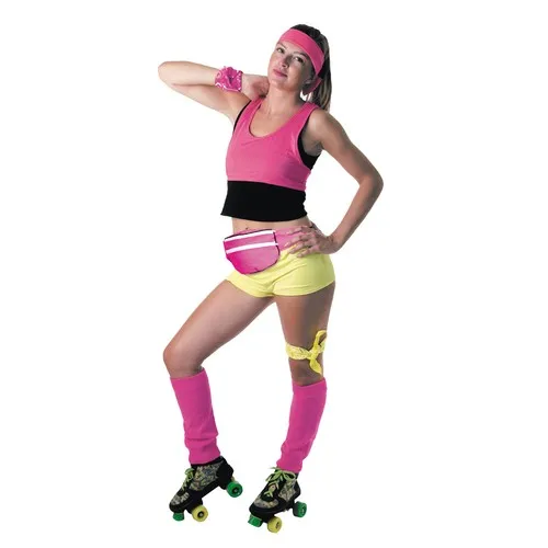 Sac Banane Rose Fluo avec Bandes Réfléchissantes - Personnalisable