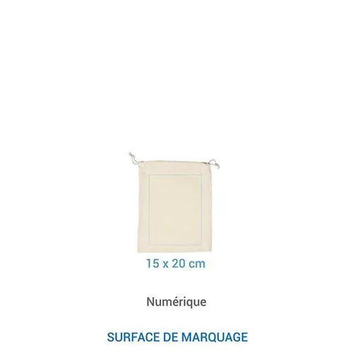 Pochon coton FIDJI S+ 155