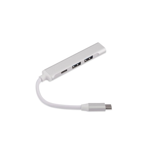 Hub USB en Bambou Personnalisable 4 Ports - Type-C et USB-A