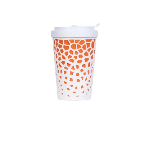 Mug de voyage isotherme avec manchon silicone personnalisable