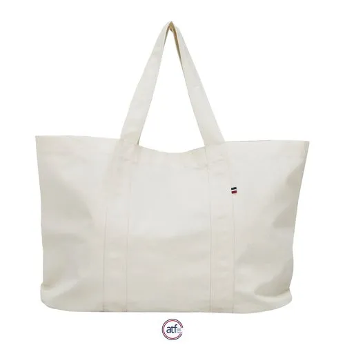 Sac Cabas XL Renforcé Fabriqué en France - Coton Recyclé